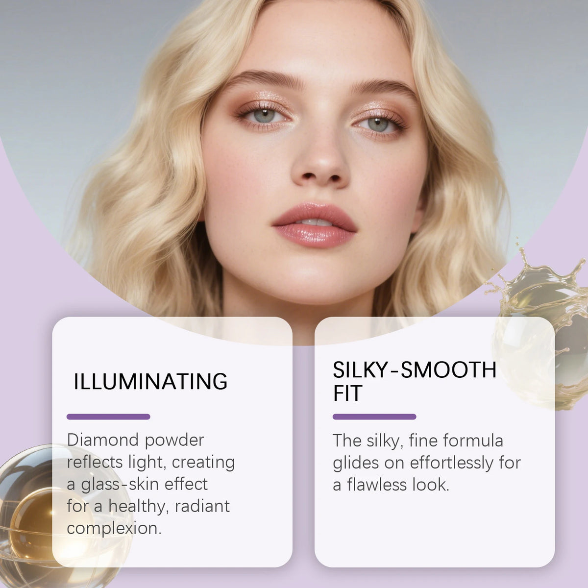 SWANS Highlighter, Eyeshadow & Blush Palette – Radiant Glow Makeup Palette SWANS