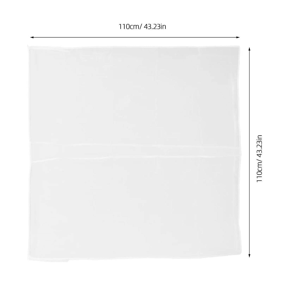 2-Pack Translucent Dustproof Clothing Covers for Open Closet Wardrobe Dust Cover SWANS