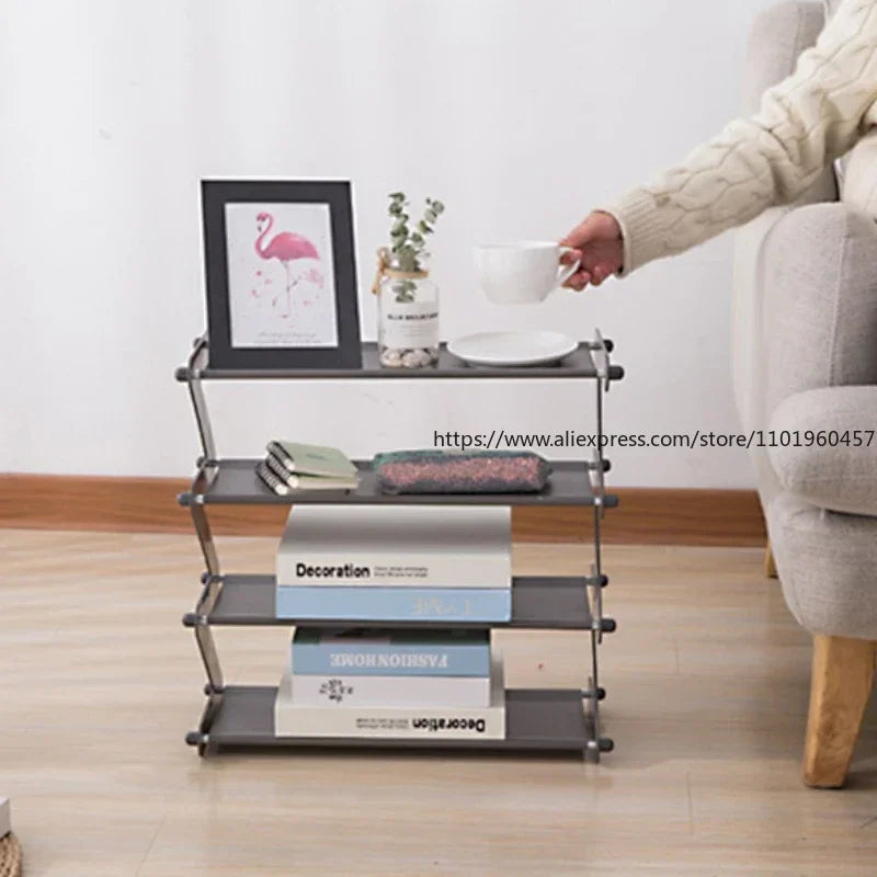 4-Tier Z-Type Shoe Rack Organizer – Space-Saving Storage Shoe Rack Organizer SWANS