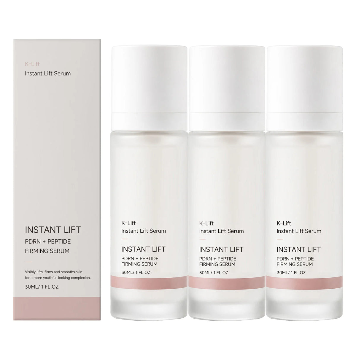 VIARELINE PDRN Peptide Face Serum – Firming & Brightening Face Serum SWANS 3pcs