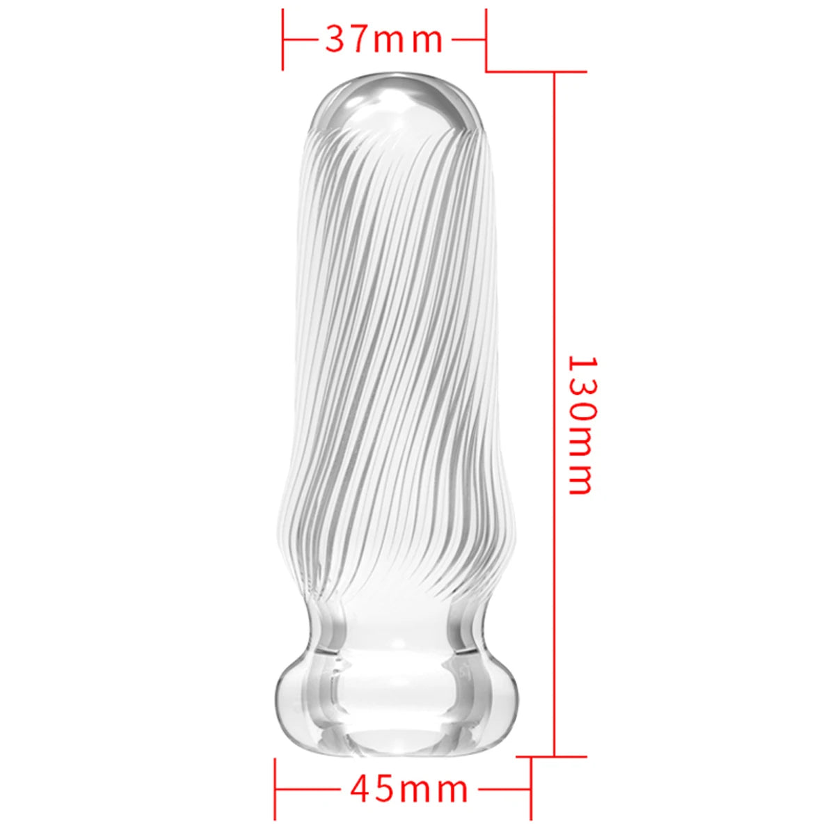 Transparent Vacuum Pocket Stroker – Soft TPE Male Pleasure Cup Male Pleasure Stroker SWANS SX
