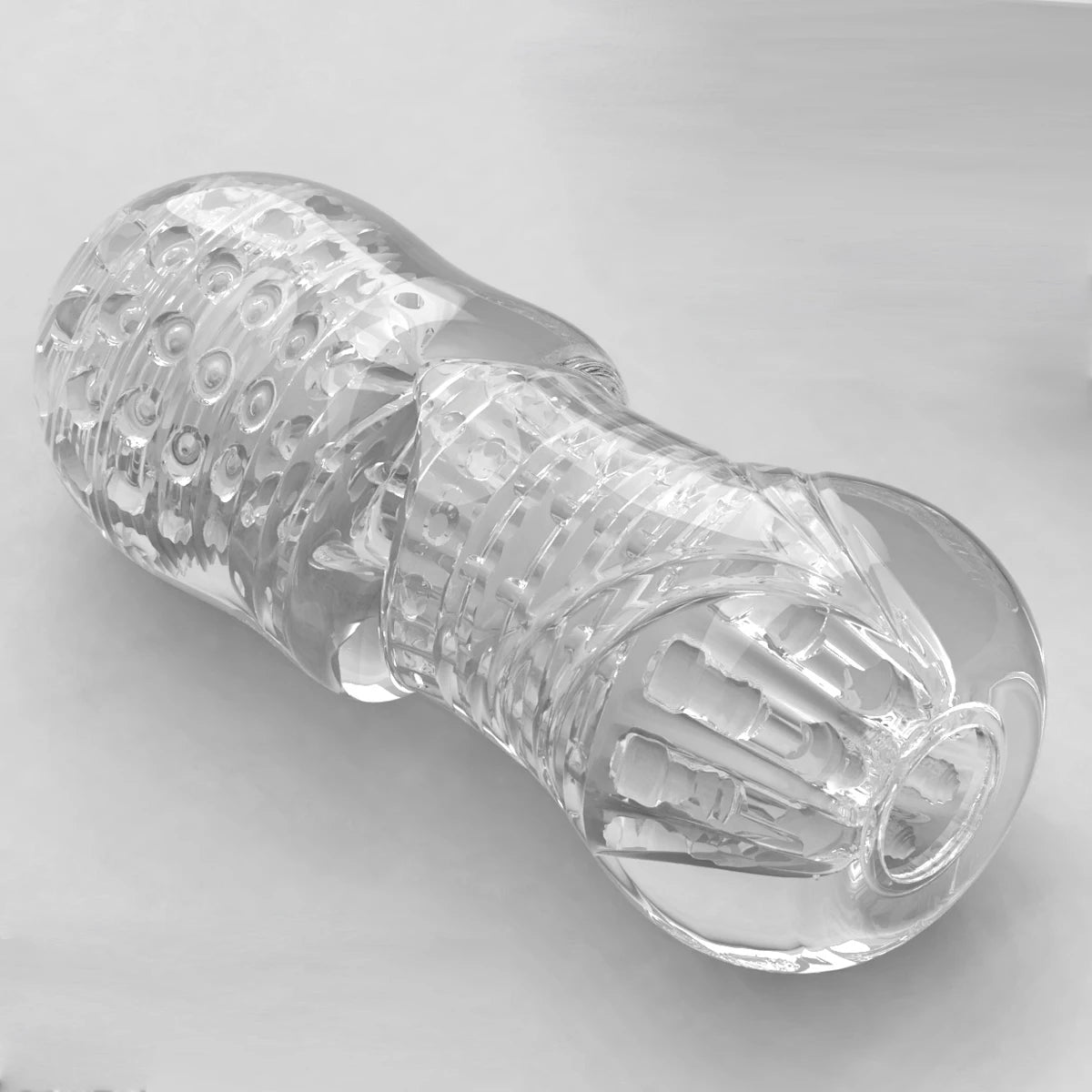Men's Transparent Pocket Stroker – Vacuum Suction Cup Toy Male Pleasure Toy SWANS SZ