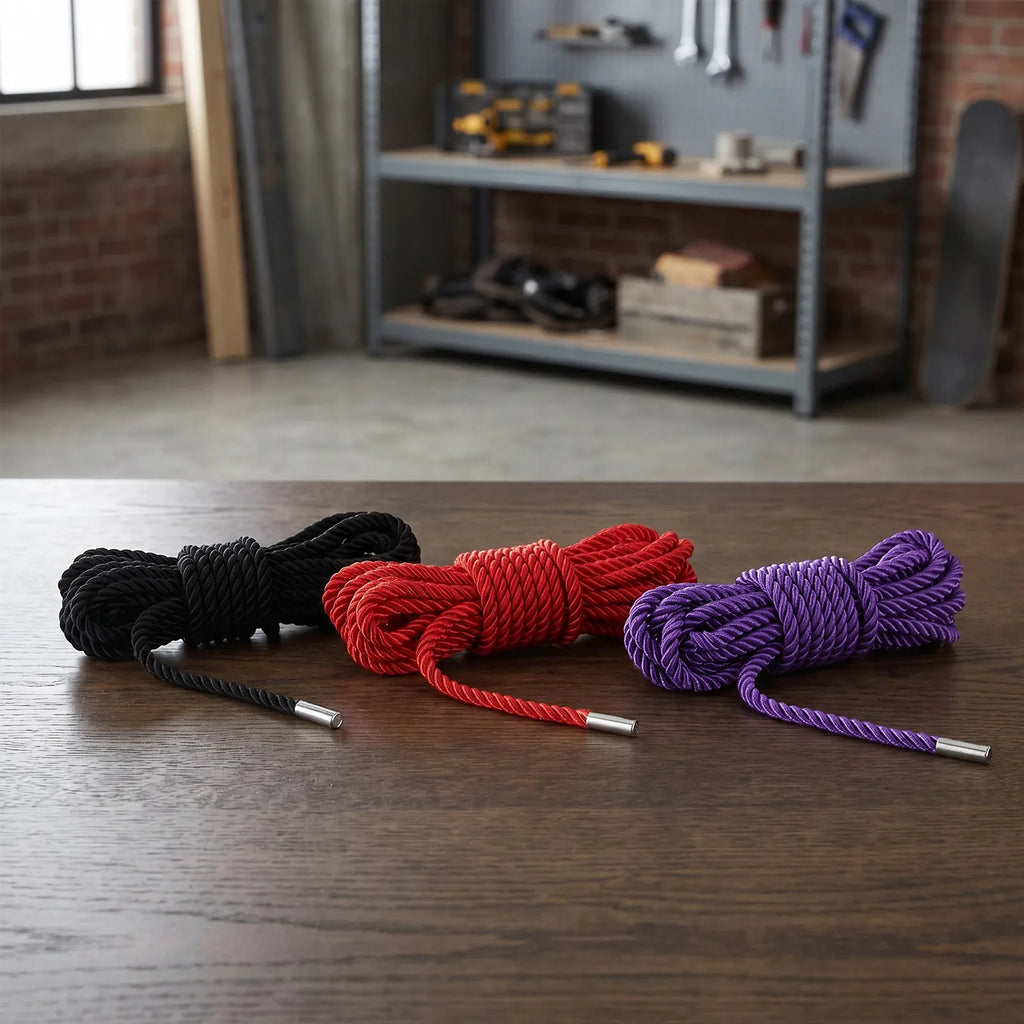 3-Pack Braided Polyester Camping Guy Ropes & Clothesline Camping Guy Rope SWANS