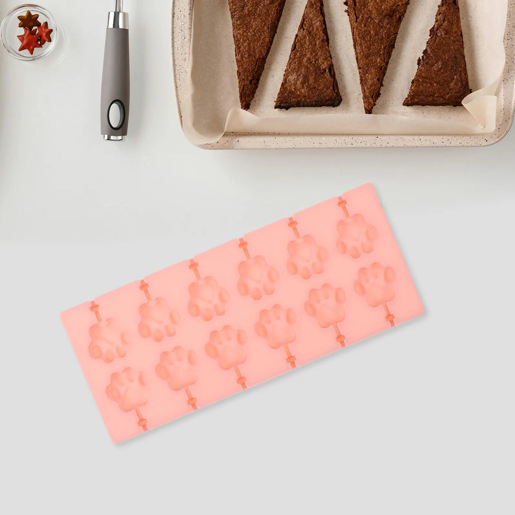 Paw Print Silicone Mold with Lid – Candy, Chocolate & Jelly Silicone Baking Mold SWANS