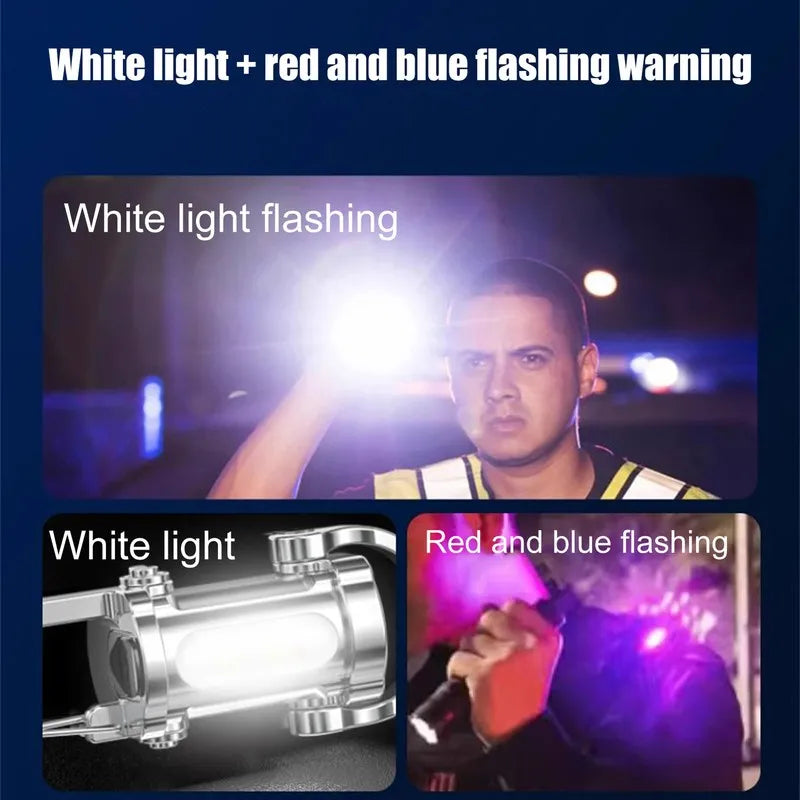 Rechargeable Mini LED Keychain Flashlight – 200LM, 7 Modes Keychain Flashlight SWANS