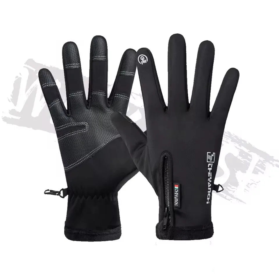 Waterproof Windproof Touchscreen Riding Gloves – Unisex Riding Gloves SWANS Black M