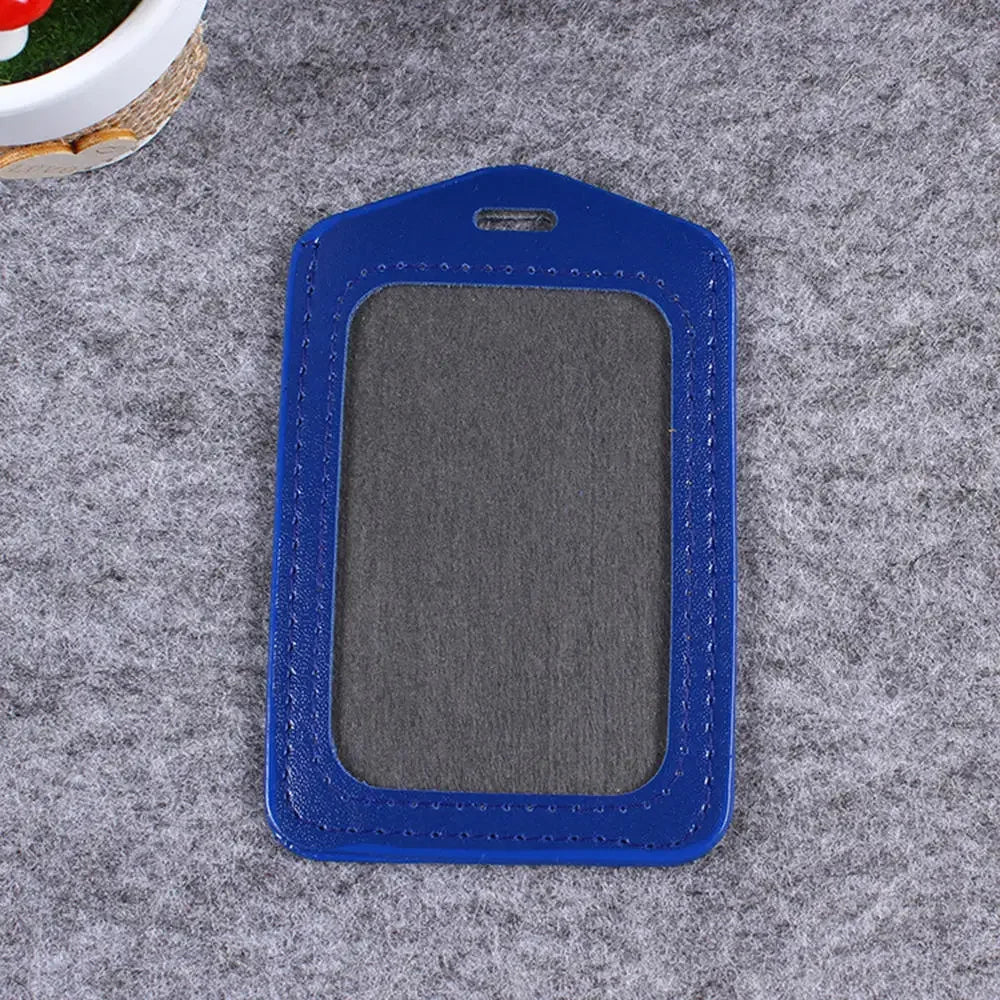 Transparent Acrylic ID Card Holder with Cartoon Keychain Card & ID Holder SWANS Blue China