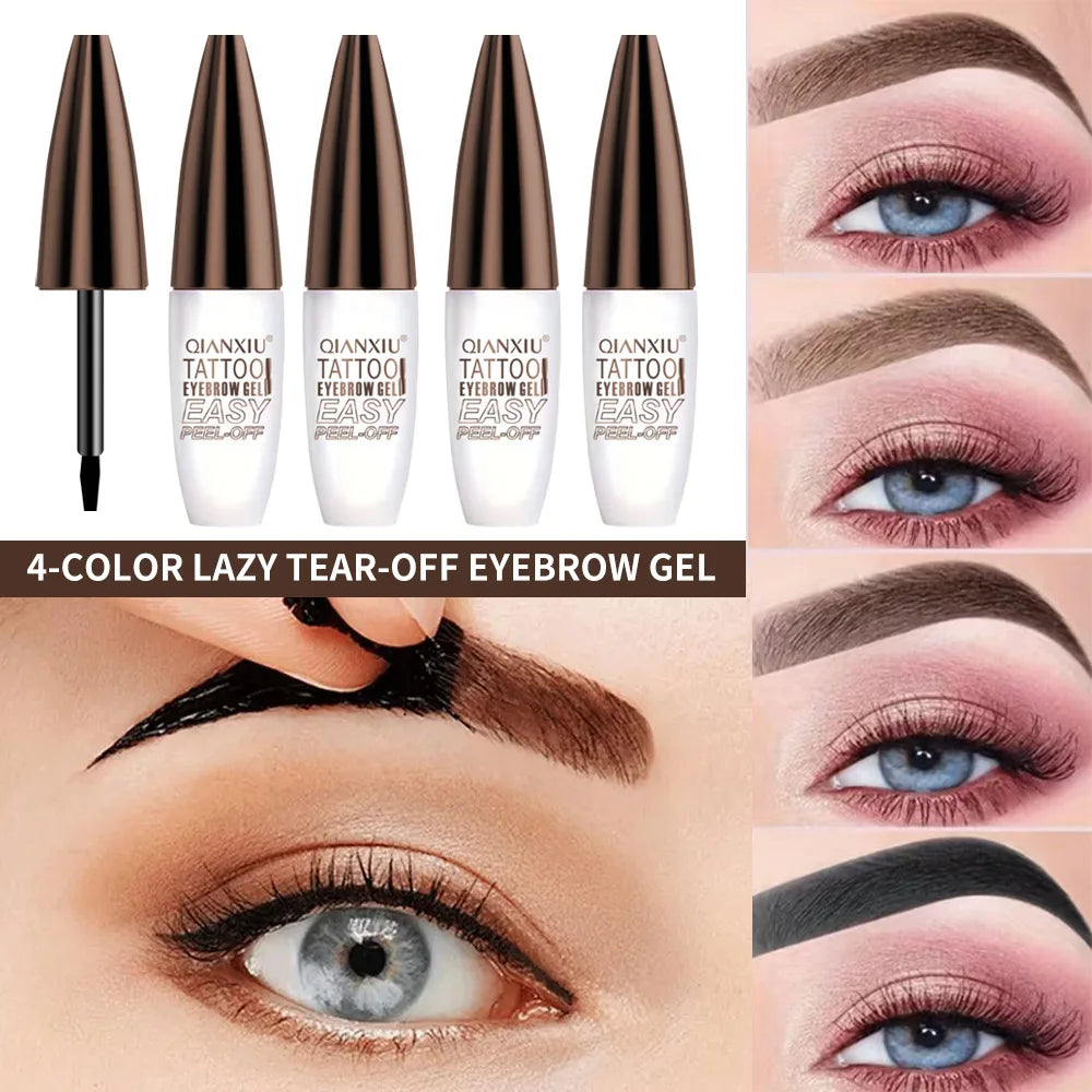 Waterproof Semi-Permanent Eyebrow Tattoo Gel – 3-Day Wear Eyebrow Tattoo Gel SWANS