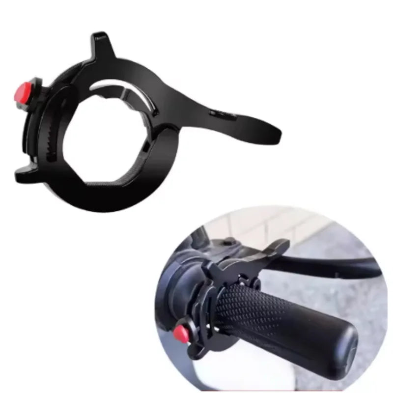 Motorcycle Throttle Cruise Control Clamp – Easy Install, Black Throttle Assist Clamp SWANS