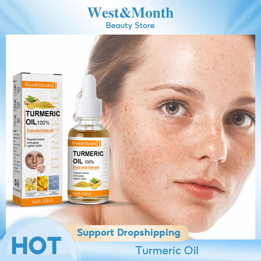 WEST MONTH Turmeric Facial Serum Oil – Brighten & Firm Skin Facial Serum Oil SWANS