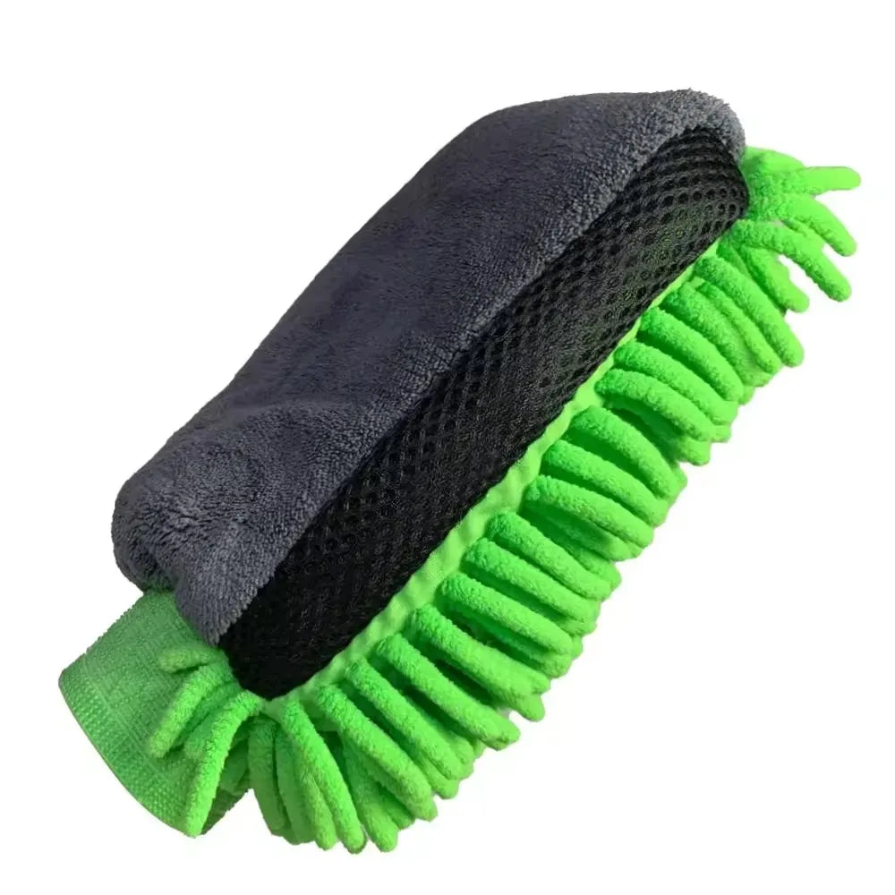 Microfiber Chenille Car Wash Mitt – Waterproof Detailing Glove Car Wash Mitt SWANS B133568 5Pcs
