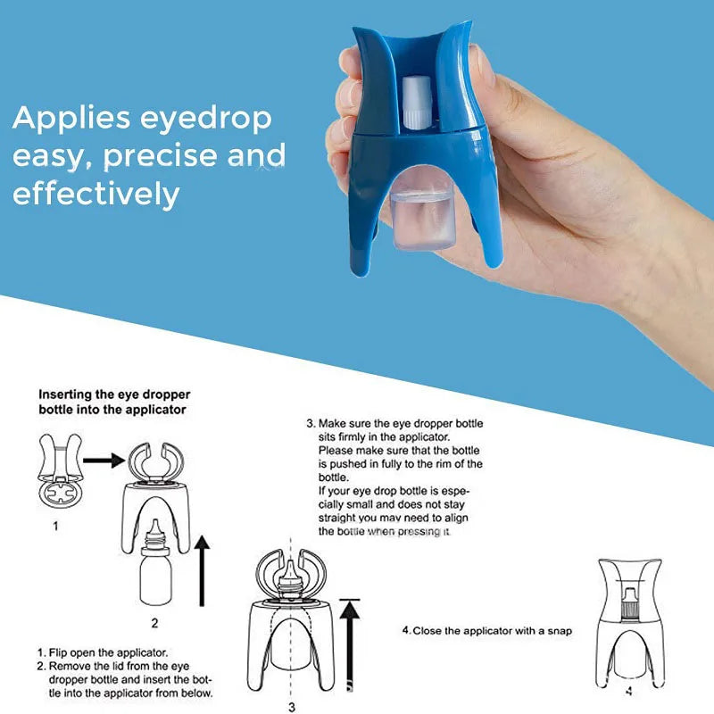 Reusable Eye Drop Applicator Holder & Guide Aid Bracket Eye Drop Applicator SWANS