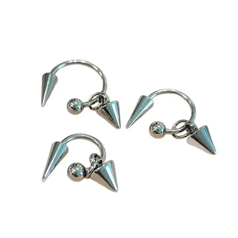 Gothic Spike Drop Stud Earring – Y2K Cartilage Piercing Gothic Stud Earring SWANS