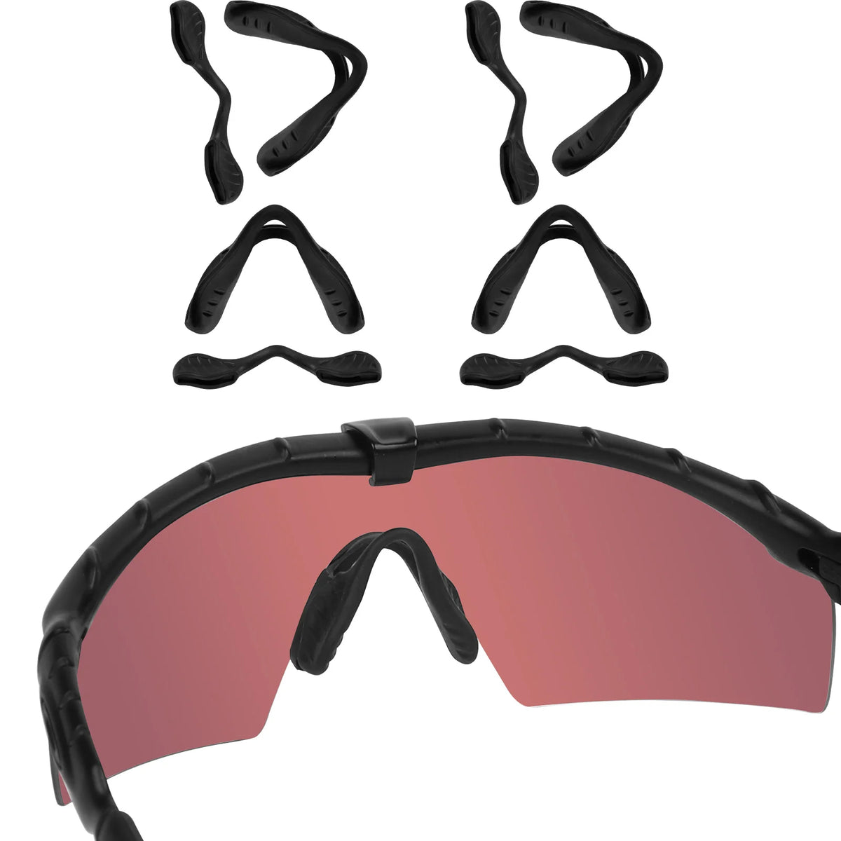 Silicone Nose Pads for Oakley Si M Frame 2.0 & 3.0 | E.O.S Eyewear Nose Pads SWANS 4 Pairs