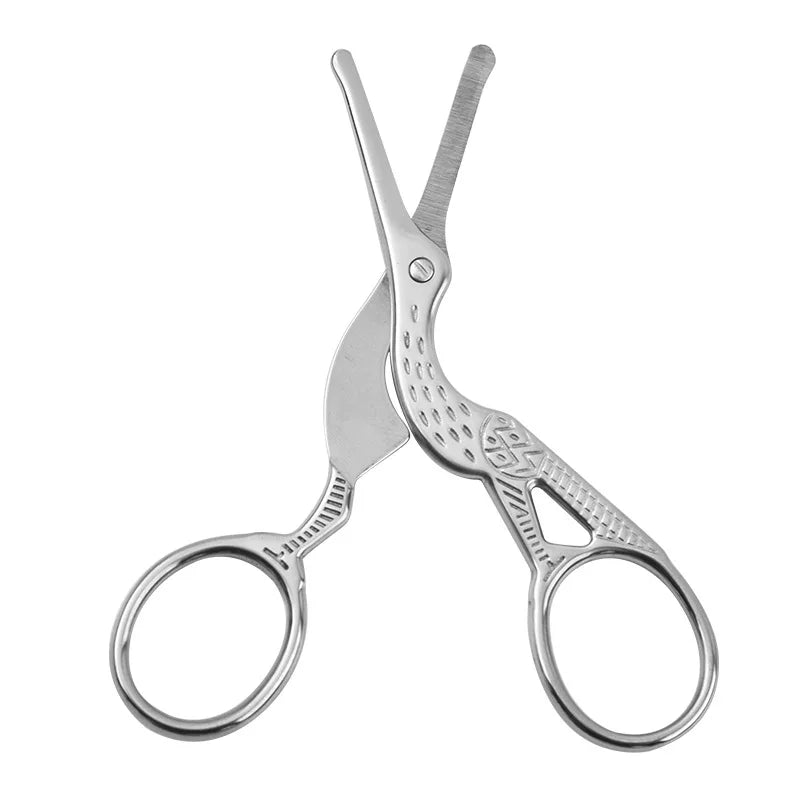 SWANS Round-Tip Nose & Facial Hair Scissors for Men Grooming Scissors SWANS