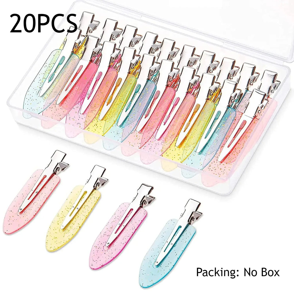 10/20-Pack Seamless Hair Clips – Professional Salon Styling Hair Clips SWANS 20PCS random color 20pcs