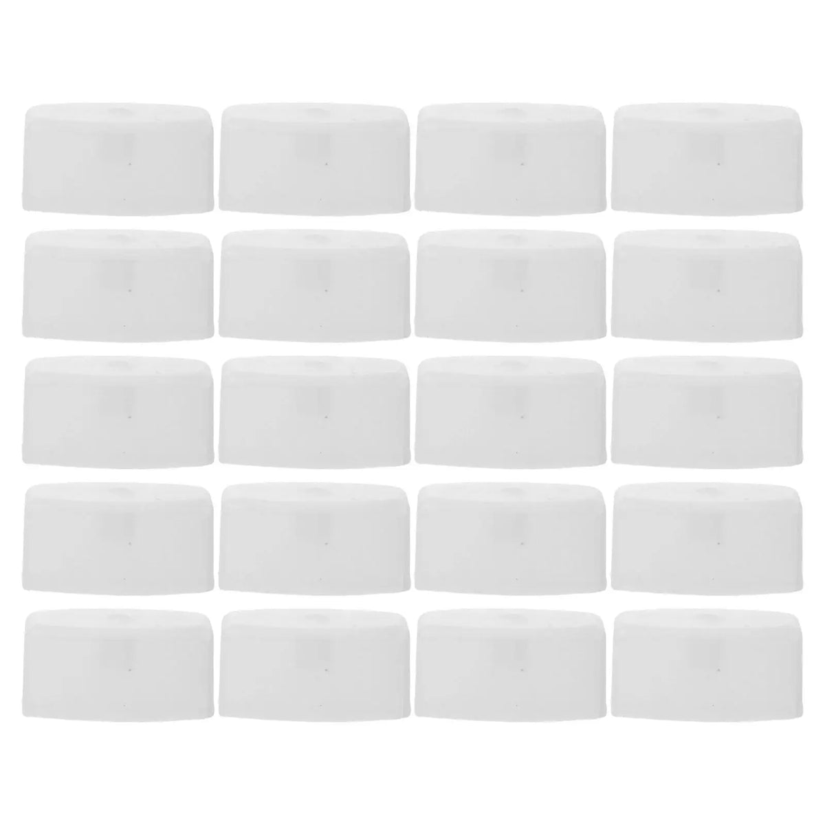 40-Pack Plastic Blind Rail End Caps – Horizontal Blind Repair Blind Rail End Cap SWANS Default Title
