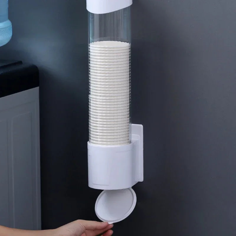 Wall-Mount Automatic Cup Dispenser – Paper & Plastic Cups Cup Dispenser SWANS