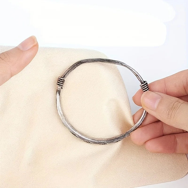 Silver Polishing Cloth – Soft Double-Sided Velvet Jewelry Cleaner Jewelry Polishing Cloth SWANS