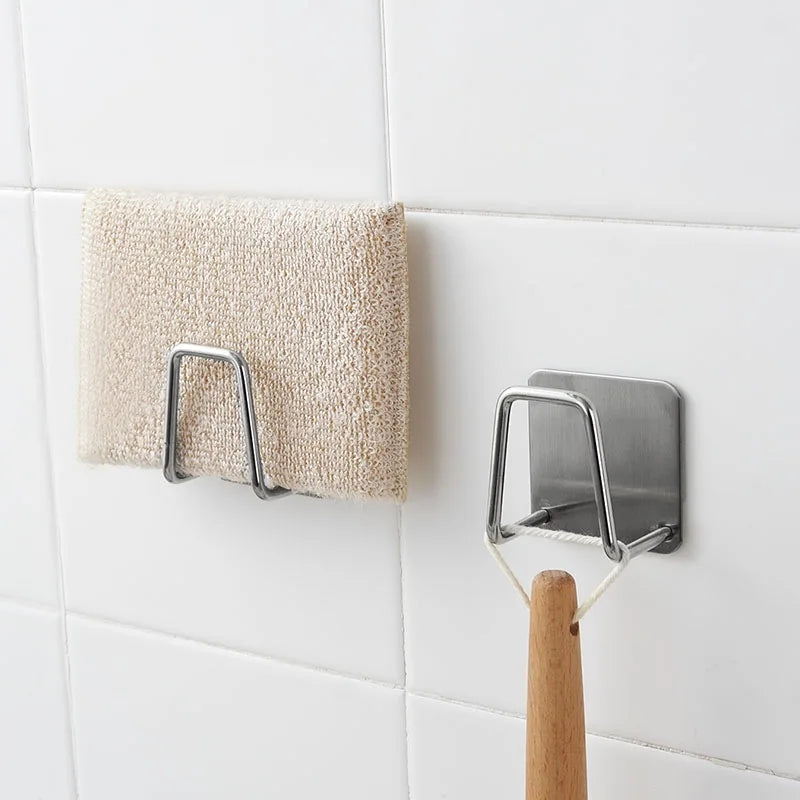 SWANS 304 Stainless Steel Sink Sponge Drain Rack Organizer Sink Organizer Rack SWANS