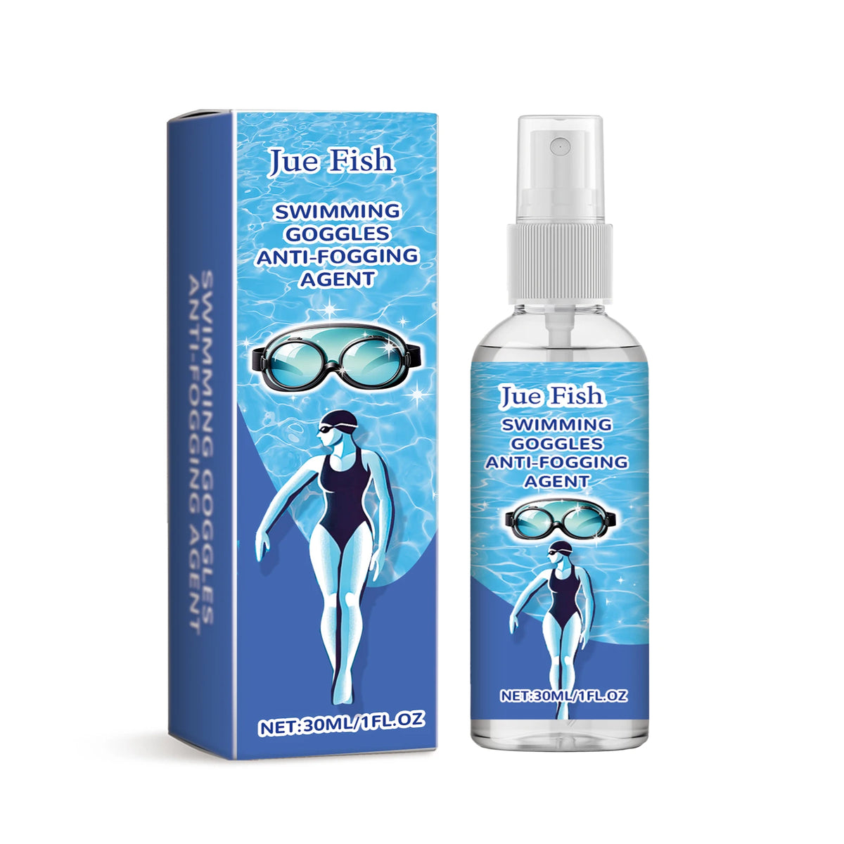 SWANS Anti-Fog Spray for Swim Goggles & Dive Masks 30ml Lens Defogger Spray SWANS 1pcs