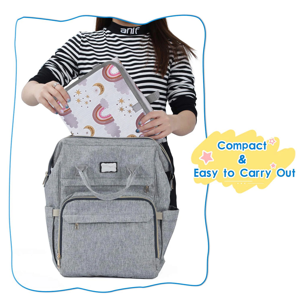 Waterproof Foldable Baby Changing Mat – Portable Diaper Pad Baby Changing Mat SWANS