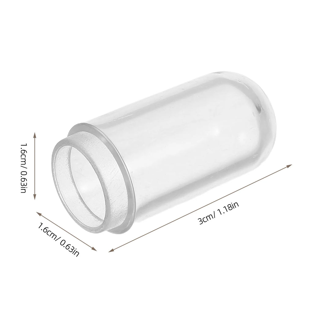 6-Pack Clear Plastic Bulb Covers – Fridge & Range Hood Light Bulb Cover SWANS