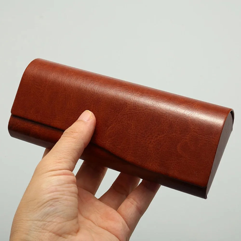Vintage PU Leather Eyewear Case – Unisex Sunglasses Box Eyewear Case SWANS