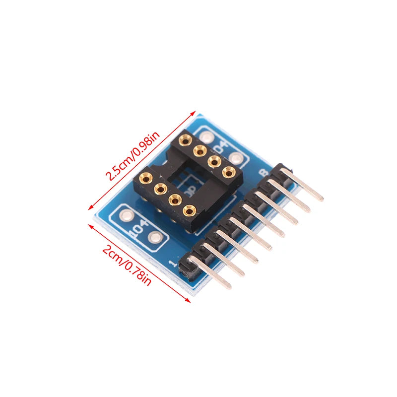 SIP8 to DIP8 Socket Adapter – HIFI Op-Amp Upgrade IC Socket Adapter SWANS