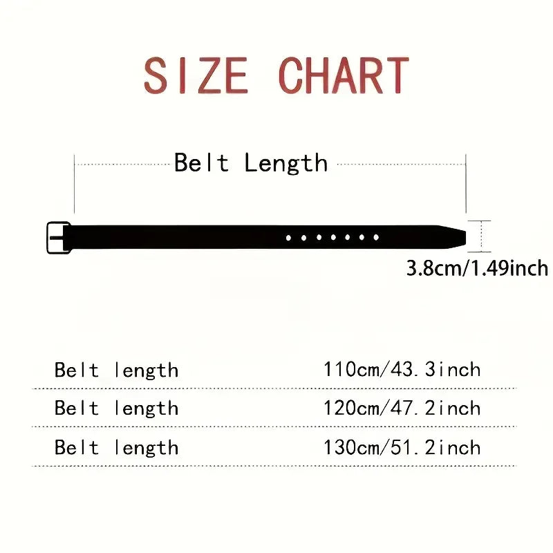 Men's PU Leather Belt Metal Pin Buckle – Casual & Business Men's Leather Belt SWANS