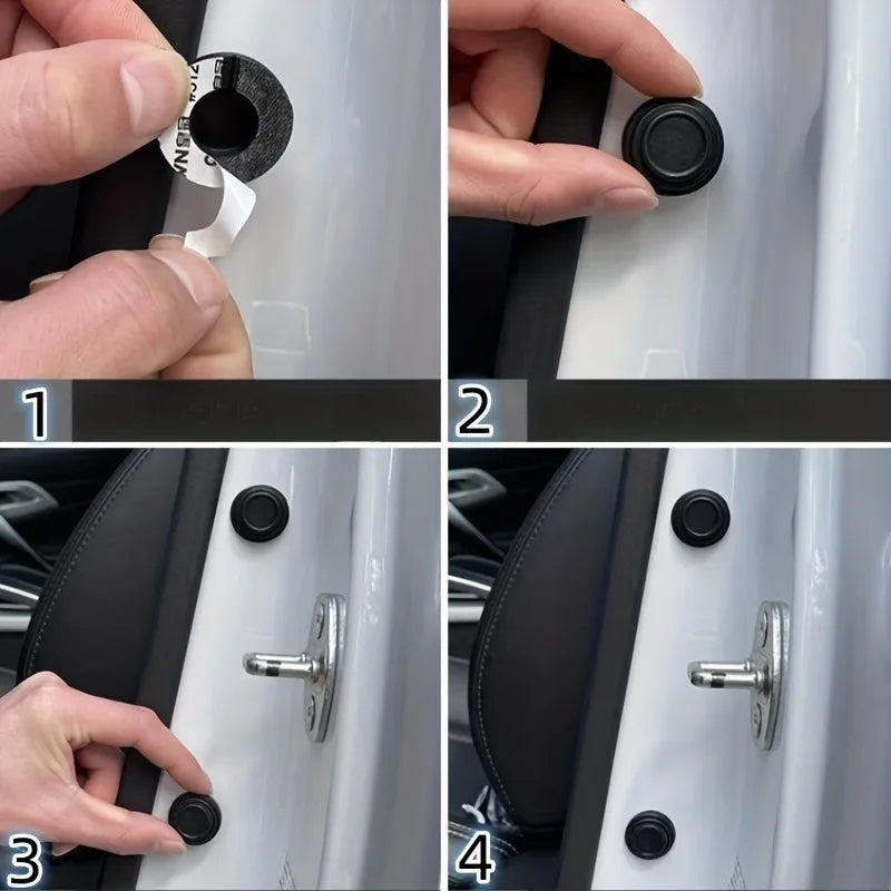 8-Pack Car Door Buffer Pads – Anti-Scratch Sound Insulation Car Door Protector SWANS