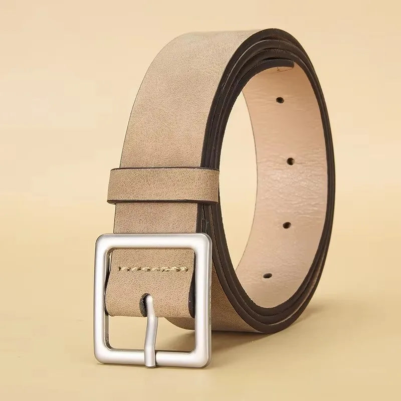 Women's Vintage Needle Buckle PU Leather Belt | Casual & Party PU Leather Belt SWANS