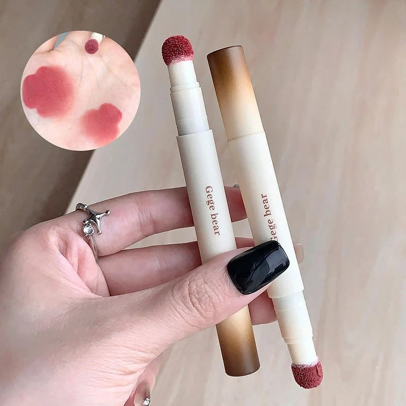 Velvet Mist Matte Lip Mud Stick – Sponge Tip, Lips & Cheeks Matte Lip Mud Stick SWANS