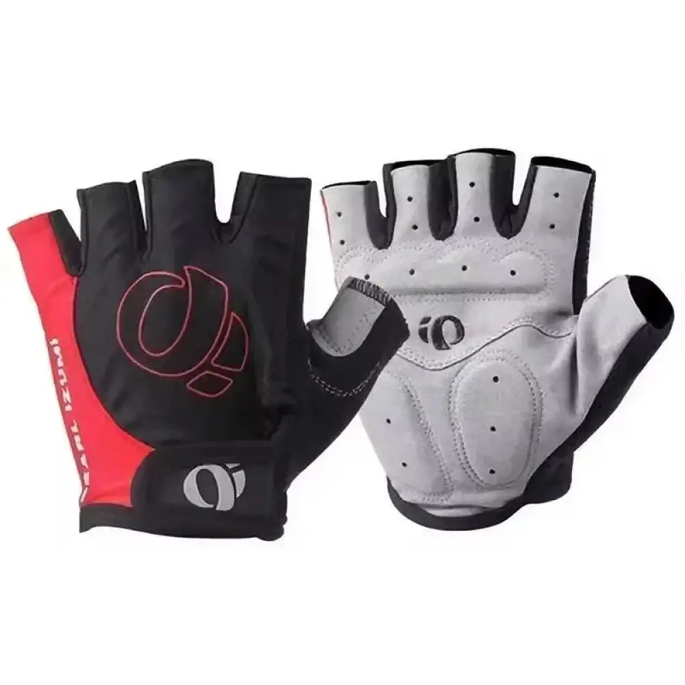SWANS Gel Half Finger Cycling Gloves – Anti-Slip MTB Bike Cycling Gloves SWANS Red L