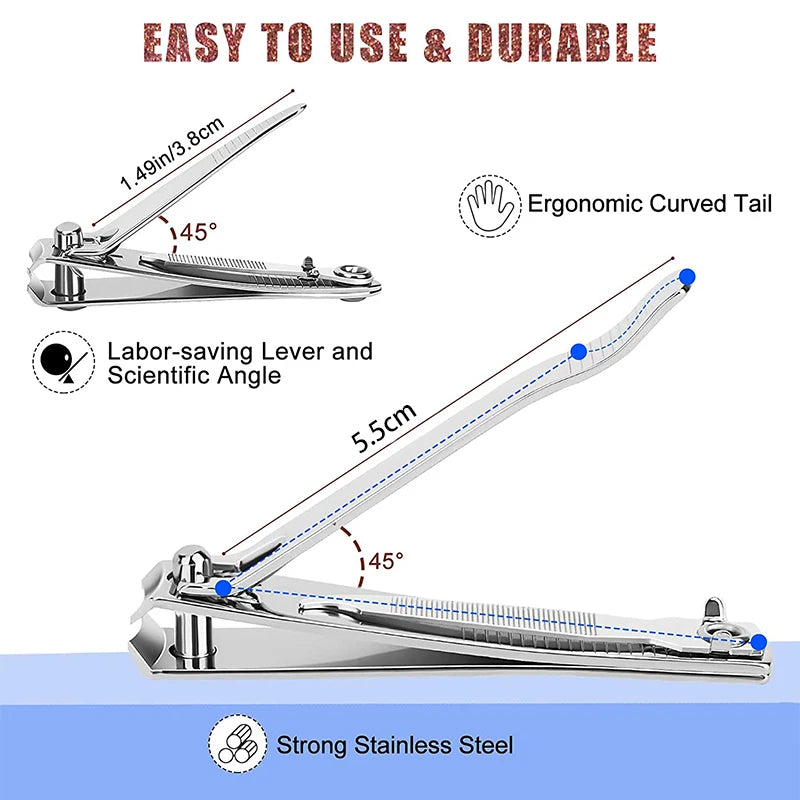 SWANS Stainless Steel Nail Clipper – Fingernail & Toenail Nail Clipper SWANS