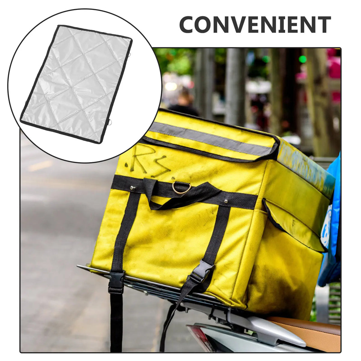 ROSENICE 70x50cm Insulated Food Cover Thermal Delivery Blanket Insulated Food Cover SWANS