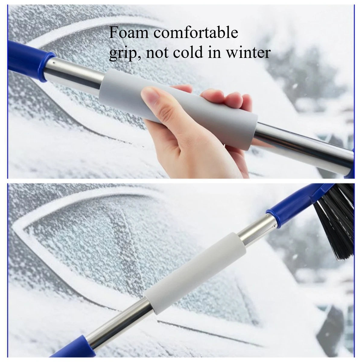 SWANS Car Snow Shovel & Broom – Winter Ice Scraper Tool Car Snow Shovel SWANS