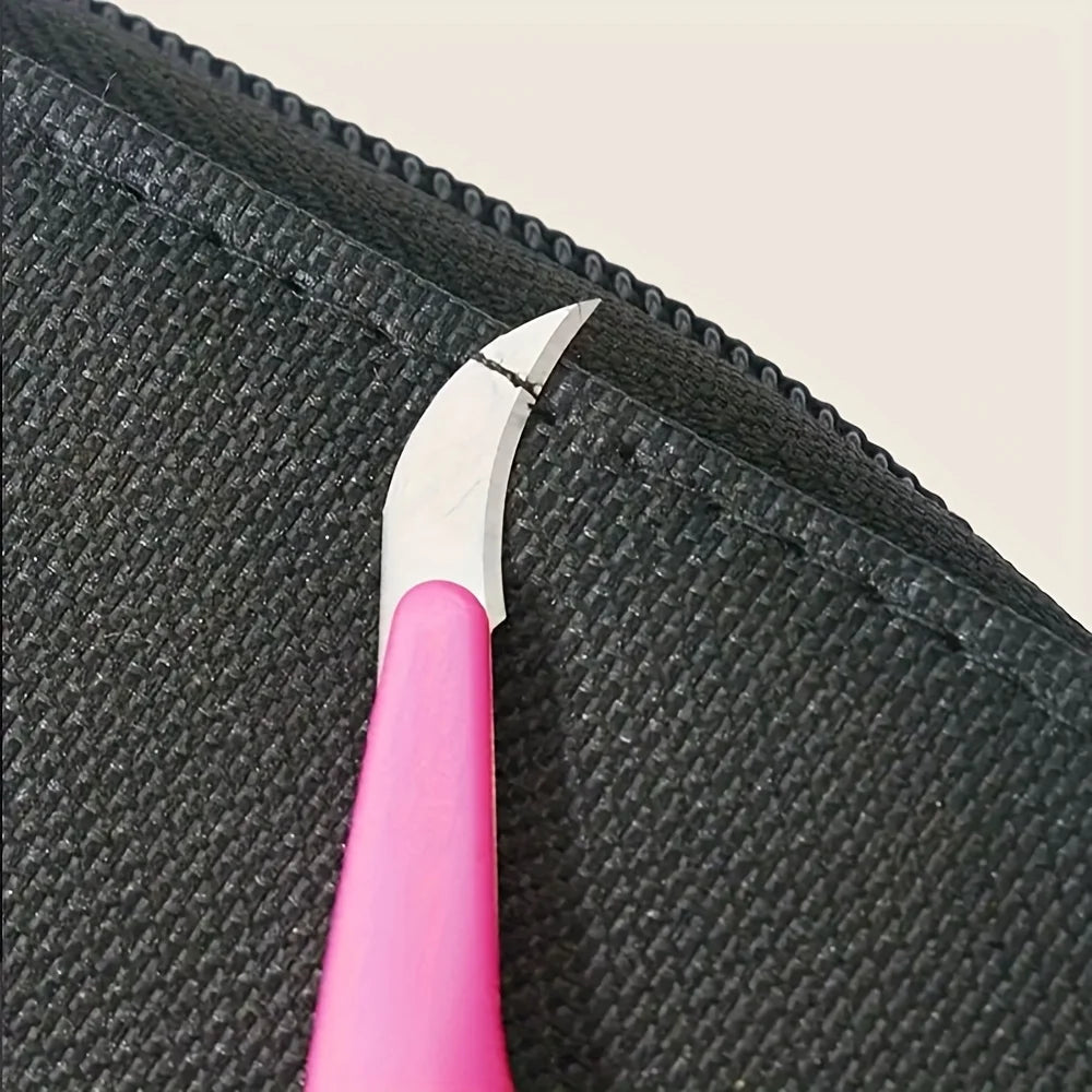 Sewing Seam Ripper & Thread Cutter – Steel Plastic Handle Seam Ripper Tool SWANS