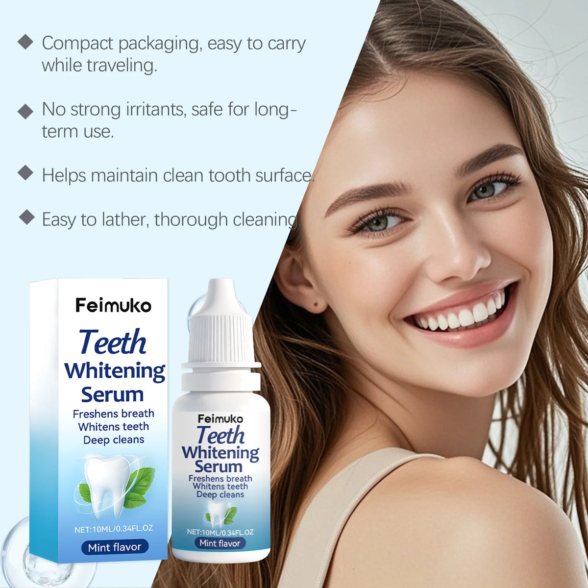 SWANS Tooth Essence – Mint Flavor, Stain Removal & Enamel Care Oral Care Essence SWANS