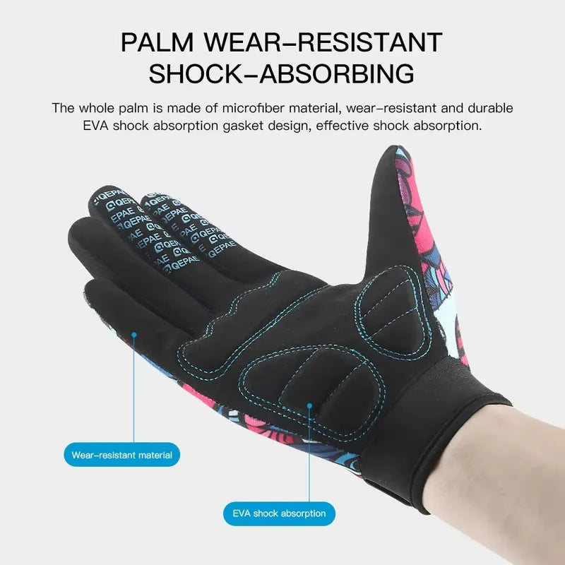 SWANS Full Finger Cycling Gloves GEL Mesh – Men & Women Cycling Gloves SWANS