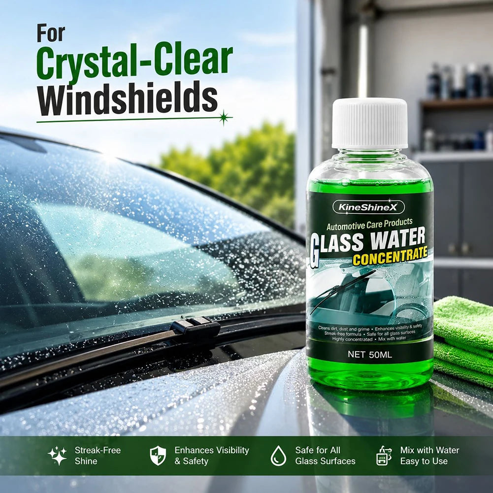 Windshield Cleaner Concentrate – Streak-Free Auto Glass Wash Windshield Glass Cleaner SWANS