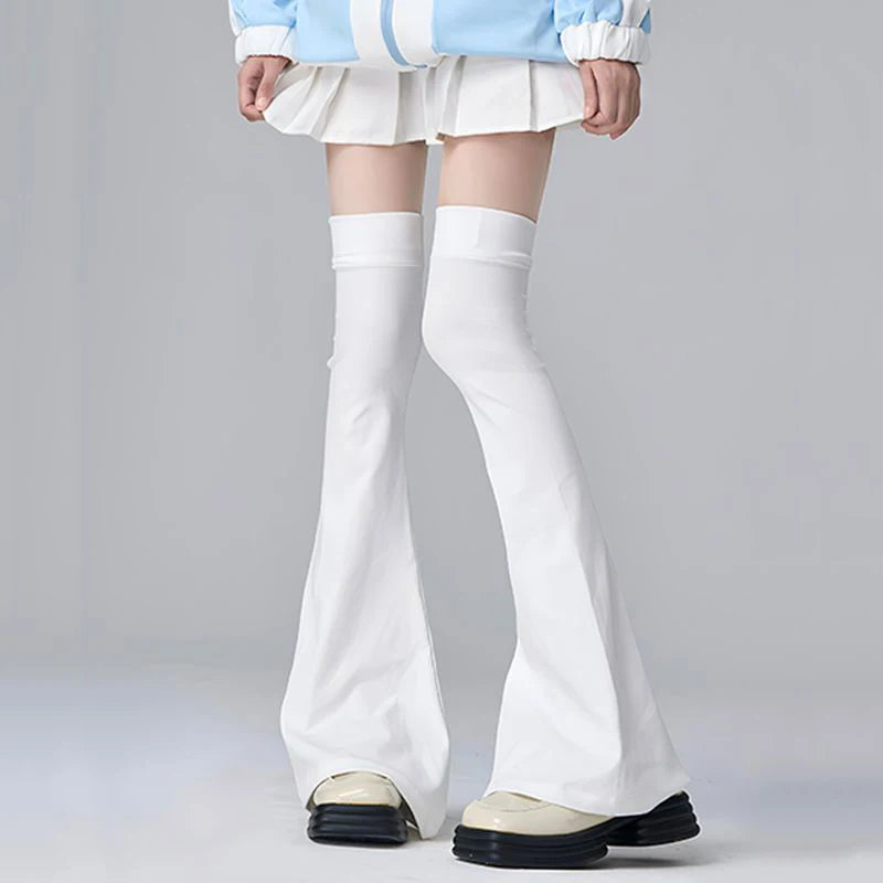 Y2K Over-The-Knee Stockings Horn Cuff Japanese Style Leg Warmers Over-Knee Leg Warmers SWANS