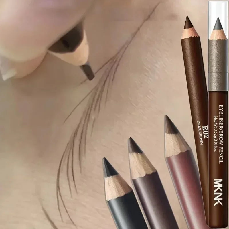 SWANS Wooden Eyebrow & Eyeliner Pencil – Waterproof Long Wear Eyebrow & Eyeliner Pencil SWANS