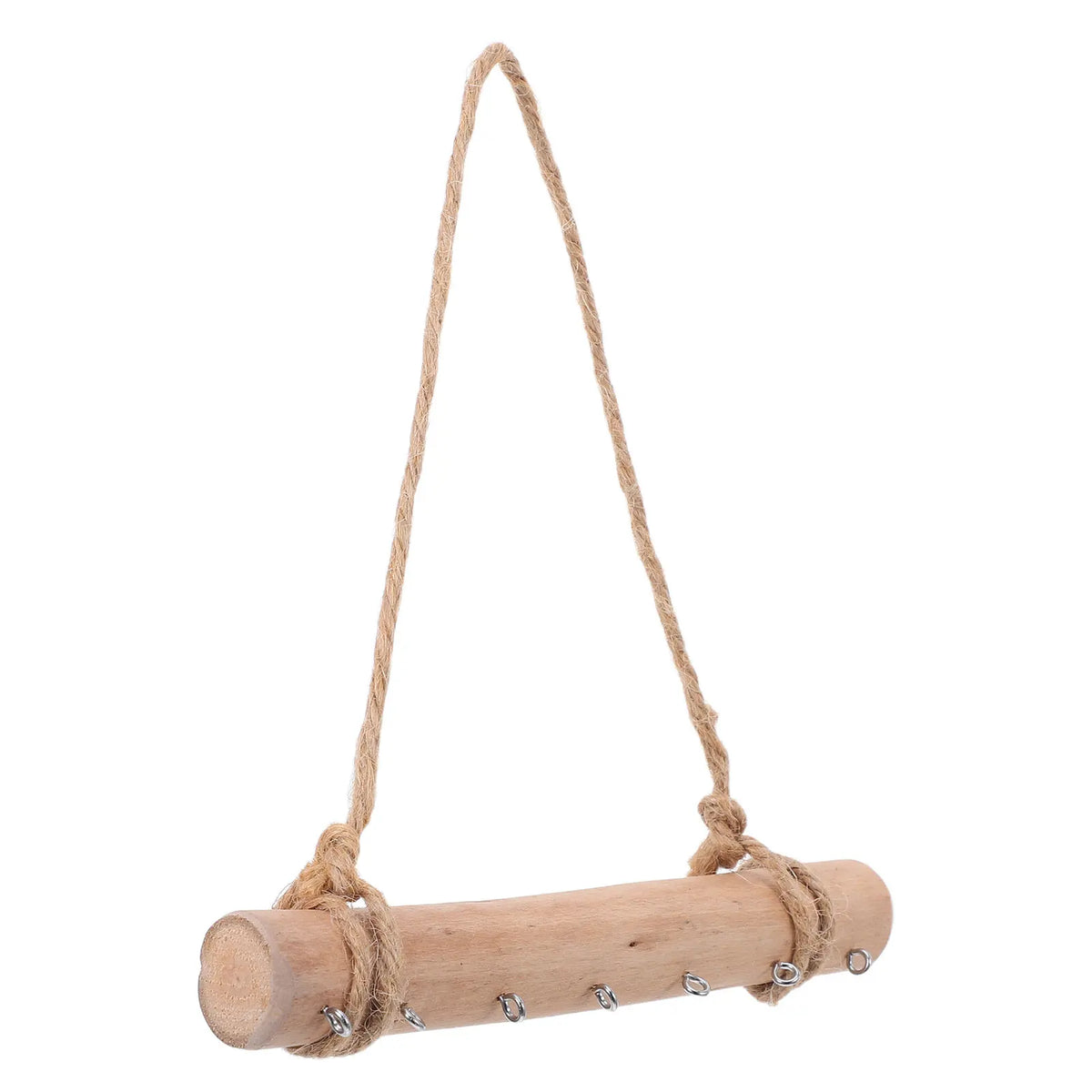 Wooden Wind Chime Holder Bar – Driftwood Wall Hook Rack Wall Hook Rack SWANS Default Title