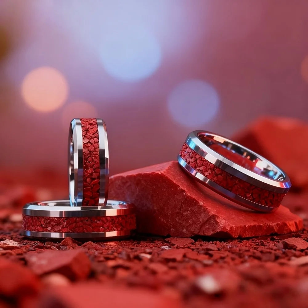 Stainless Steel Rings for Men & Couples – Classic Band Stainless Steel Ring SWANS