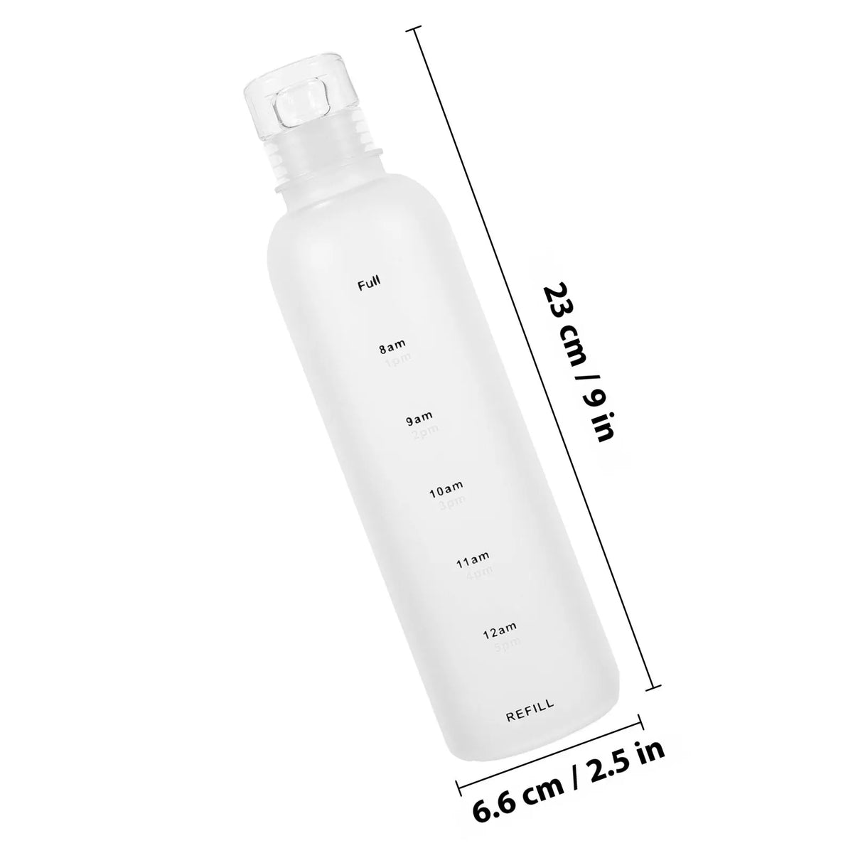 ROSENICE 500ml Food Grade Plastic Sports Water Bottle Sports Water Bottle SWANS White other