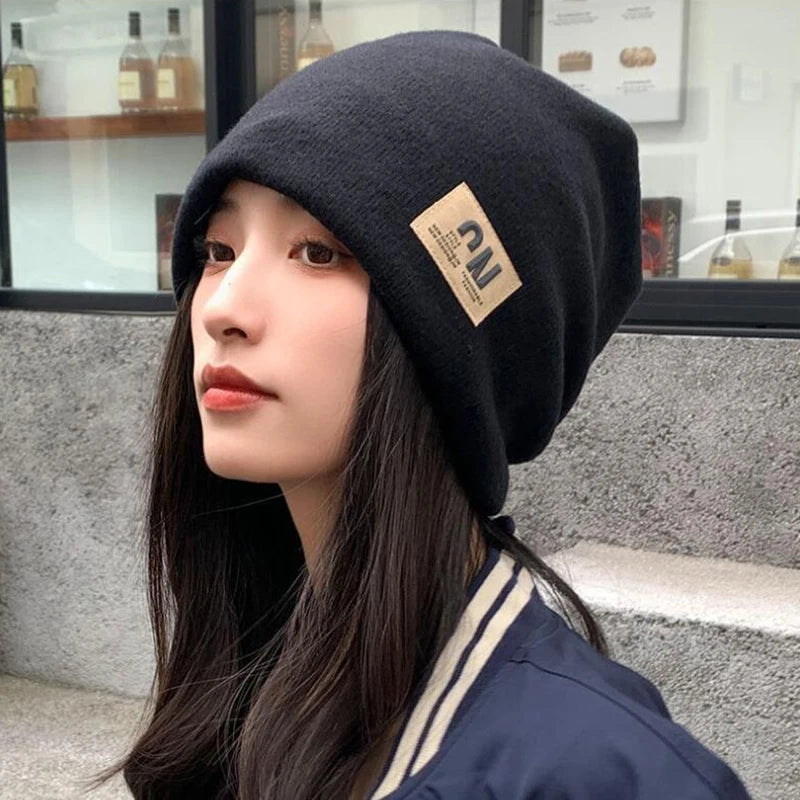 Women's Slouchy Knit Beanie – Baggy Warm Winter Hat Knit Beanie Hat SWANS