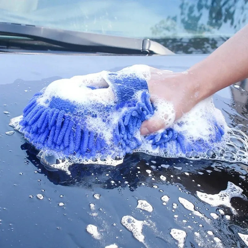 SWANS Microfiber Chenille Car Wash Sponge – Scratch-Free Detail Car Wash Sponge SWANS