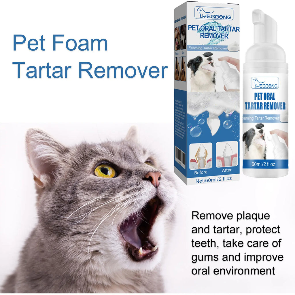 Pet Oral Foam Spray – Removes Tartar & Freshens Breath Pet Dental Foam SWANS