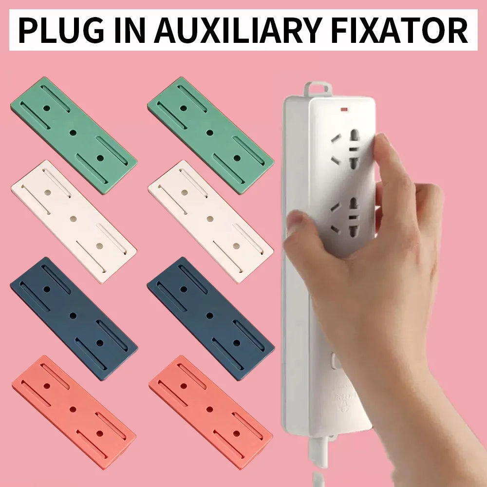 Self-Adhesive Power Strip Wall Mount Holder – No Drill Power Strip Wall Holder SWANS